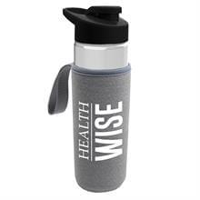The Wave - 24 oz. Tritan™ Bottle with Flip straw lid and Insulator Caddy